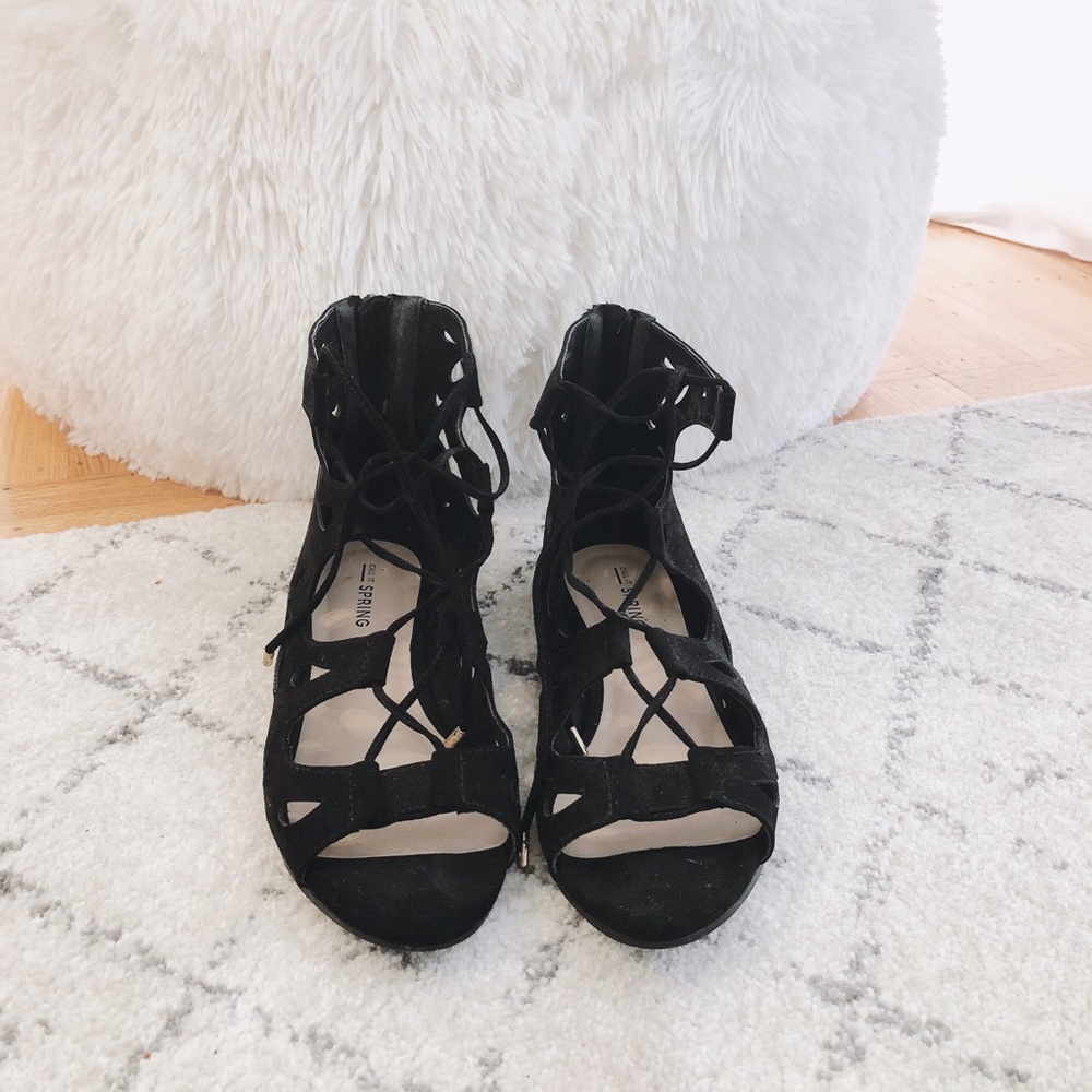 Spring Lace Up Sandals - Picture 7 of 7
